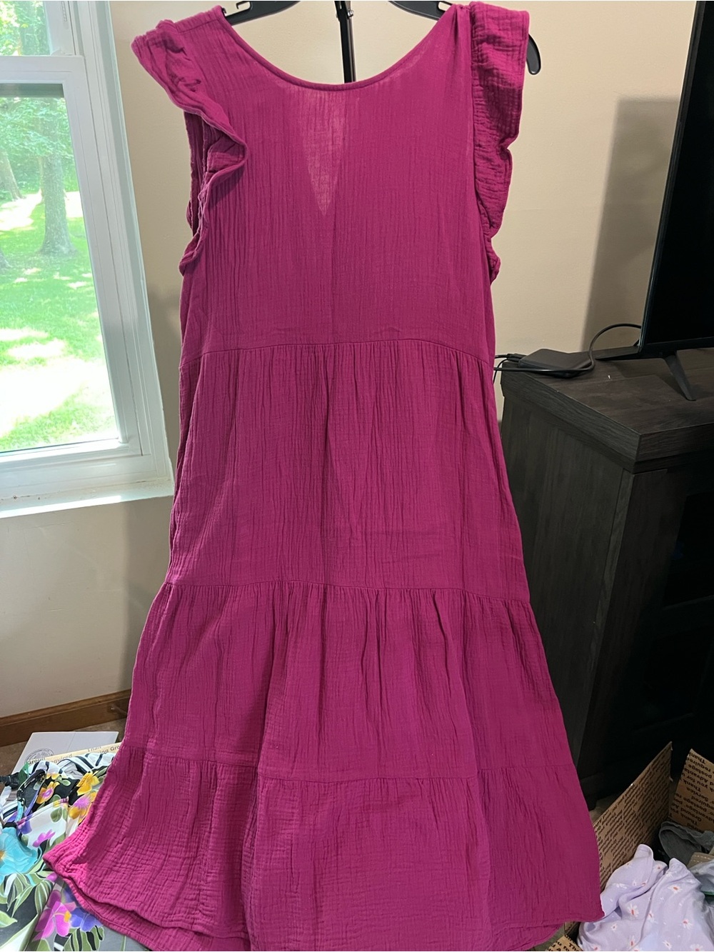 Beautiful gauze dress. Size medium2067